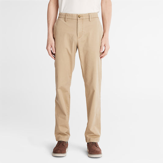 Mens Timberland Squam Lake Twill Chino Pants for Men in Khaki