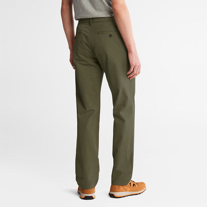 Mens Timberland Squam Lake Twill Chino Pants for Men in Green