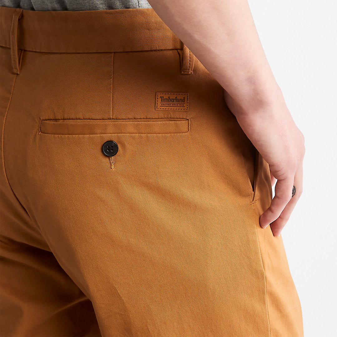 Mens Timberland Squam Lake Twill Chino Pants for Men in Yellow