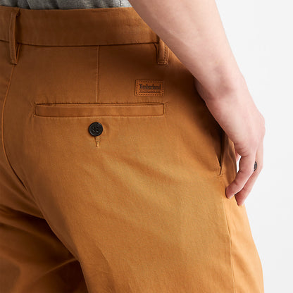 Mens Timberland Squam Lake Twill Chino Pants for Men in Yellow
