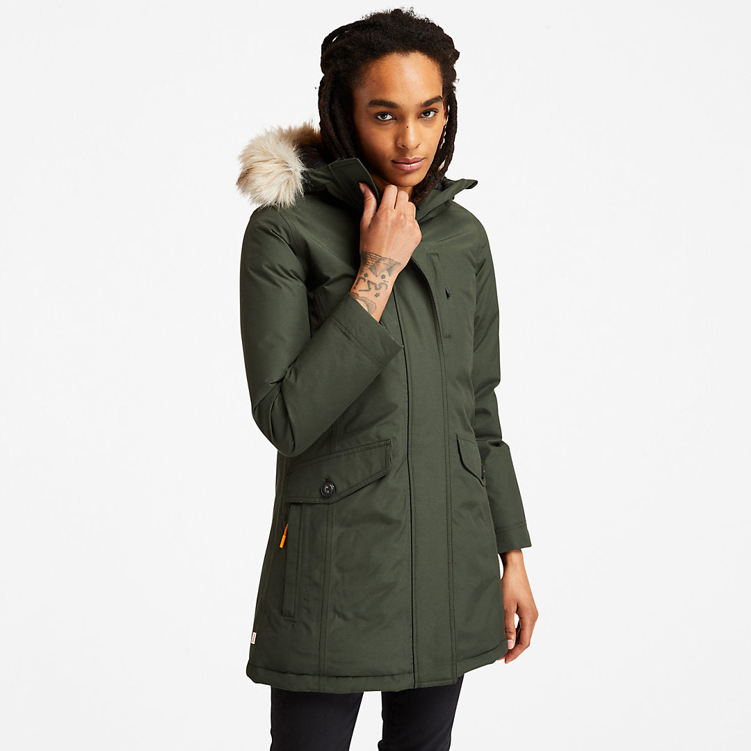 Womens Timberland DryVent™ Waterproof Parka for Women in Green