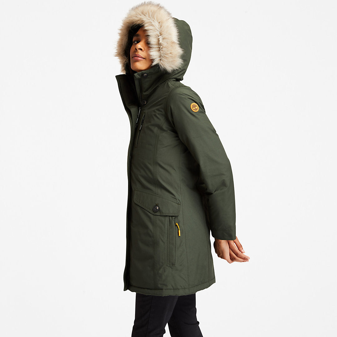 Womens Timberland DryVent™ Waterproof Parka for Women in Green