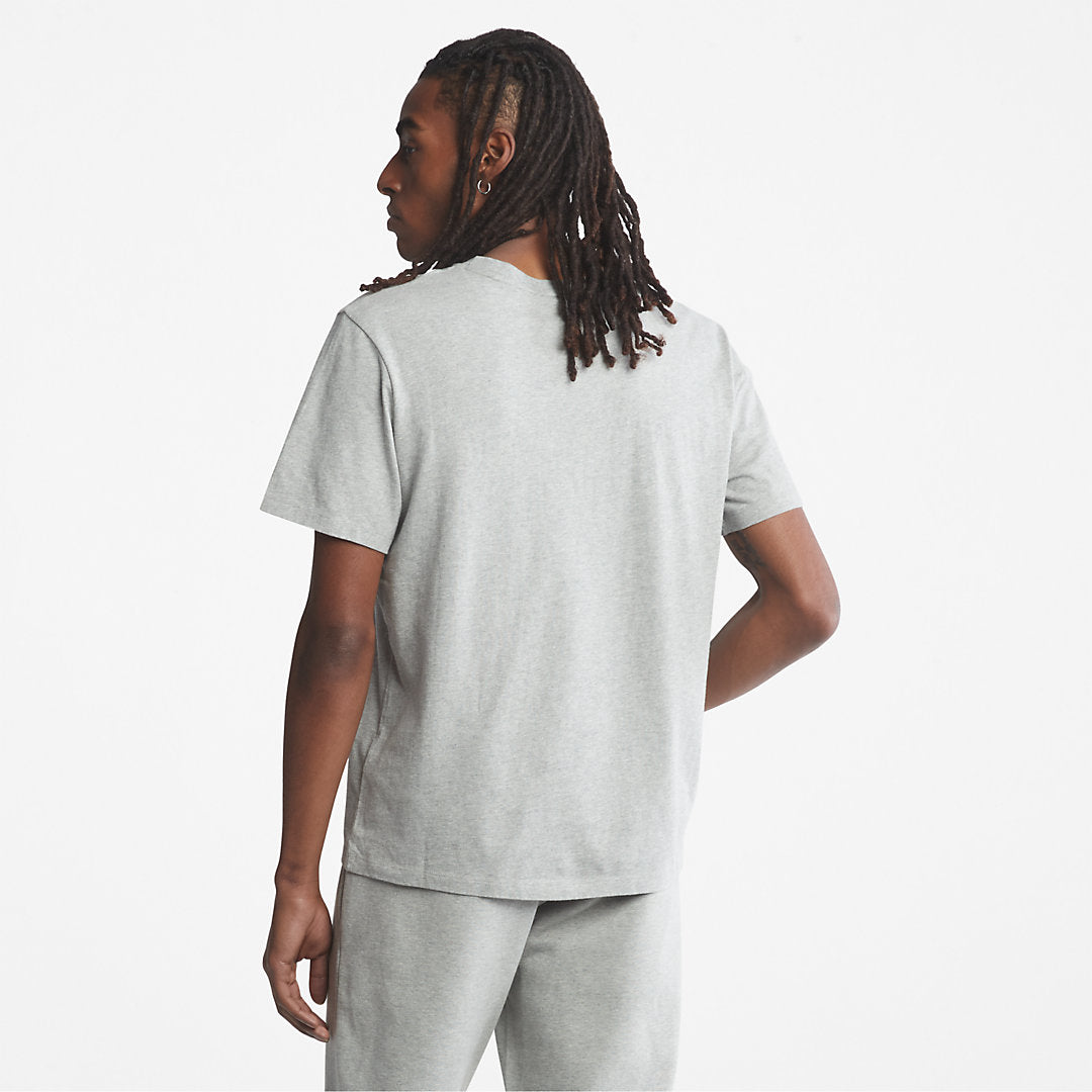 Mens Timberland Kennebec River Tree Logo T-shirt for Men in Grey