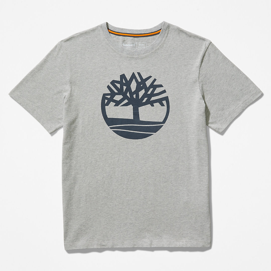 Mens Timberland Kennebec River Tree Logo T-shirt for Men in Grey