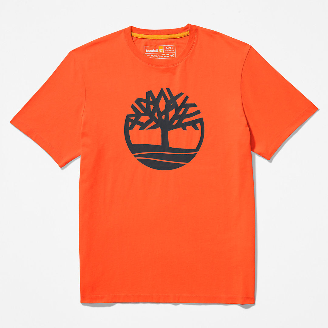 Mens Timberland Kennebec River Tree-Logo T-Shirt for Men in Green