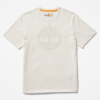 Mens Timberland Kennebec River Tree-Logo T-Shirt for Men in White