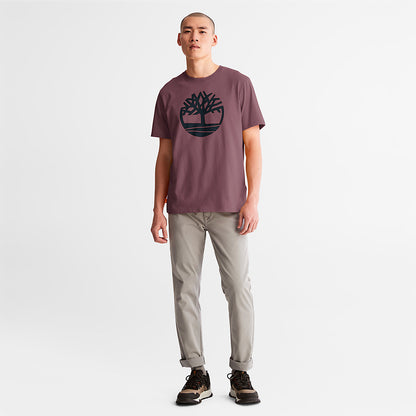 Mens Timberland Kennebec River Tree-Logo T-Shirt for Men in Purple
