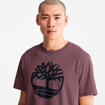 Mens Timberland Kennebec River Tree-Logo T-Shirt for Men in Purple