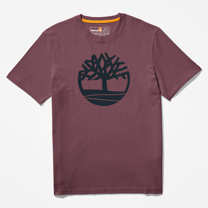 Mens Timberland Kennebec River Tree-Logo T-Shirt for Men in Purple