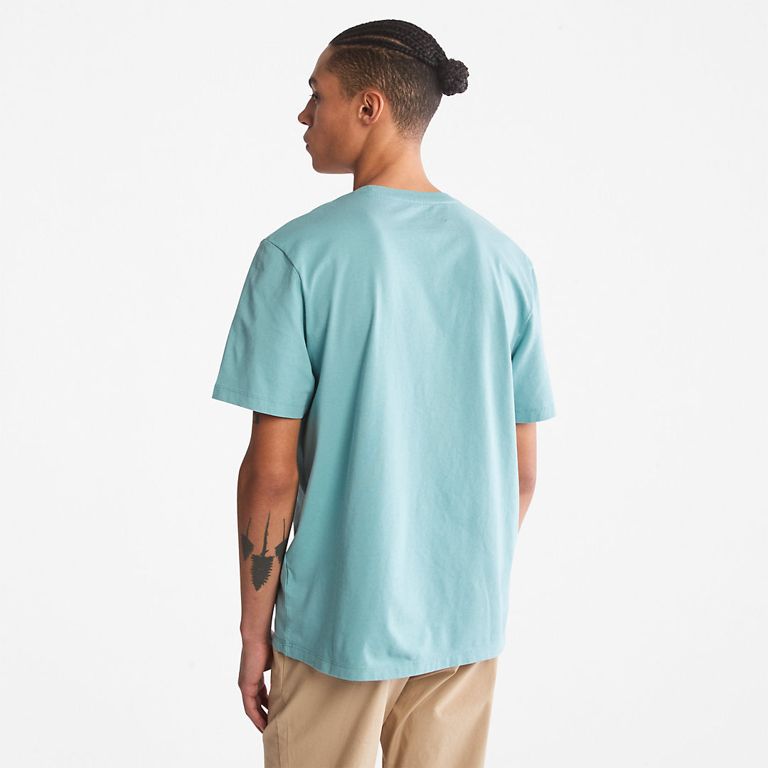 Mens Timberland Kennebec River Tree-Logo T-Shirt for Men in Blue