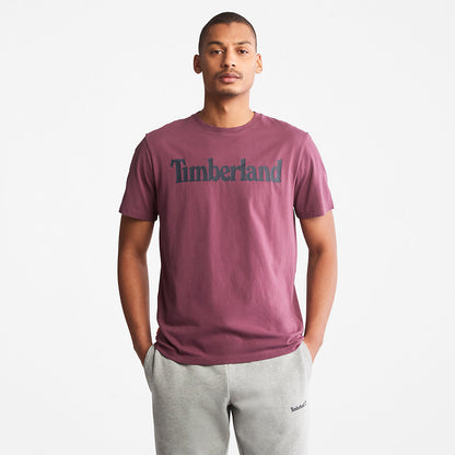 Mens Timberland Kennebec River Logo T-Shirt for Men in Purple