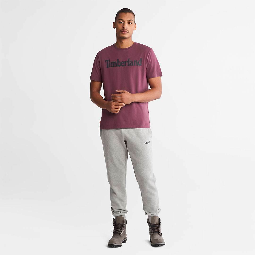 Mens Timberland Kennebec River Logo T-Shirt for Men in Purple