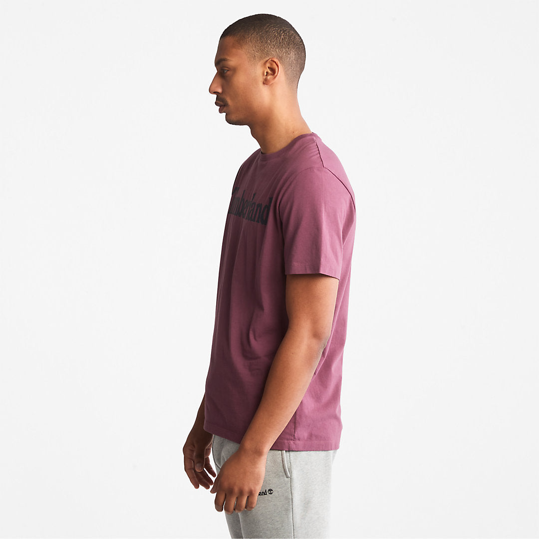 Mens Timberland Kennebec River Logo T-Shirt for Men in Purple