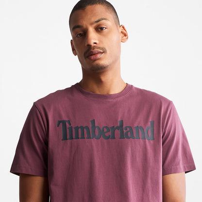 Mens Timberland Kennebec River Logo T-Shirt for Men in Purple