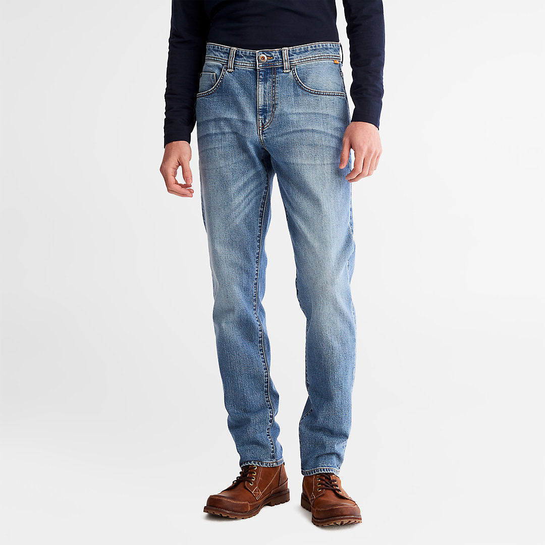 Mens Timberland Sargent Lake Stretch Jeans for Men in Light Blue
