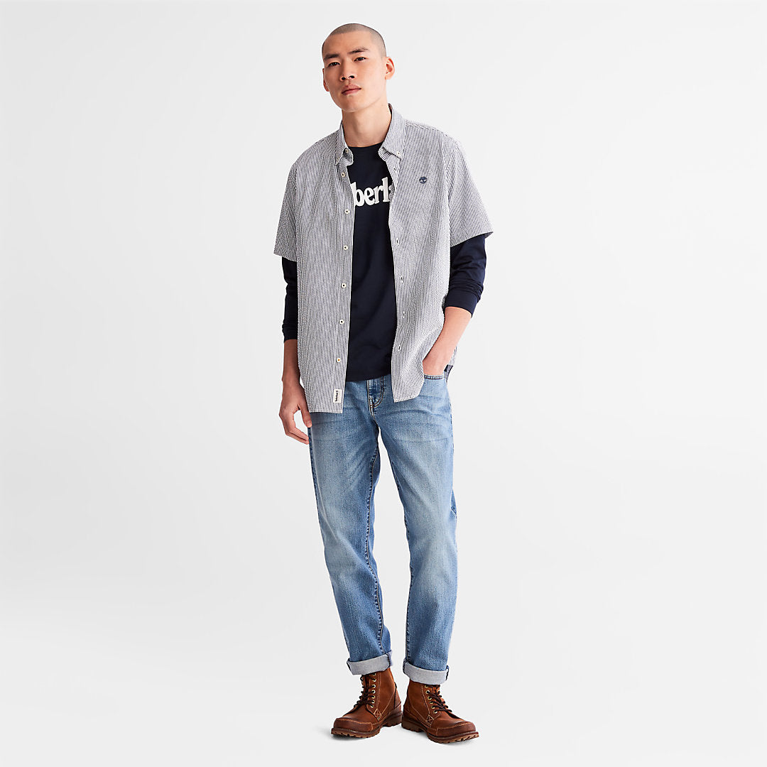 Mens Timberland Sargent Lake Stretch Jeans for Men in Light Blue