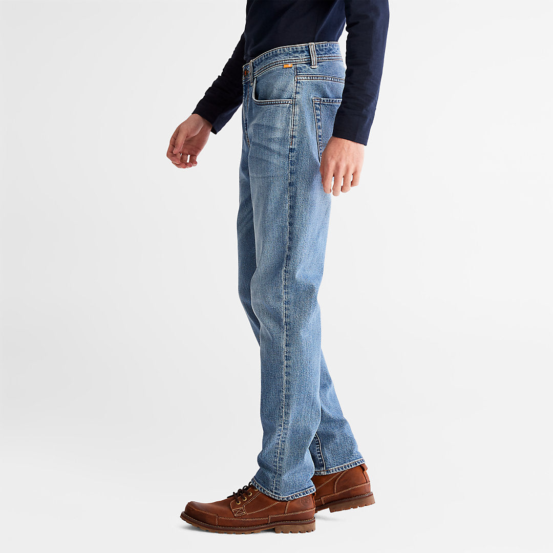 Mens Timberland Sargent Lake Stretch Jeans for Men in Light Blue