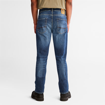 Mens Timberland Squam Lake Stretch Jeans in Blue