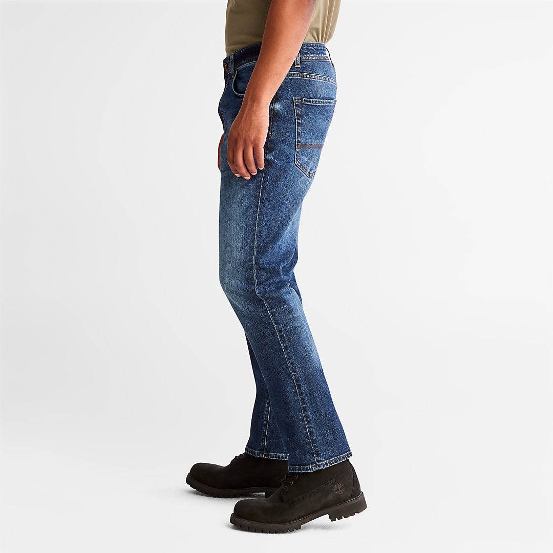 Mens Timberland Squam Lake Stretch Jeans in Blue