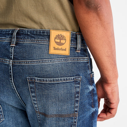Mens Timberland Squam Lake Stretch Jeans in Blue