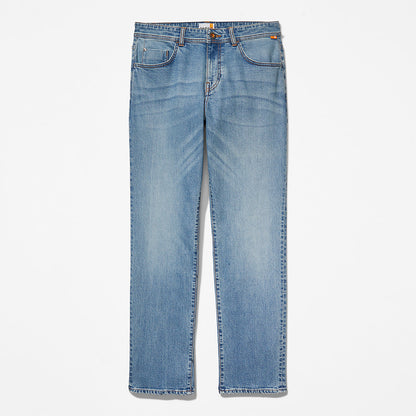 Mens Timberland Squam Lake Stretch Jeans in Light Blue