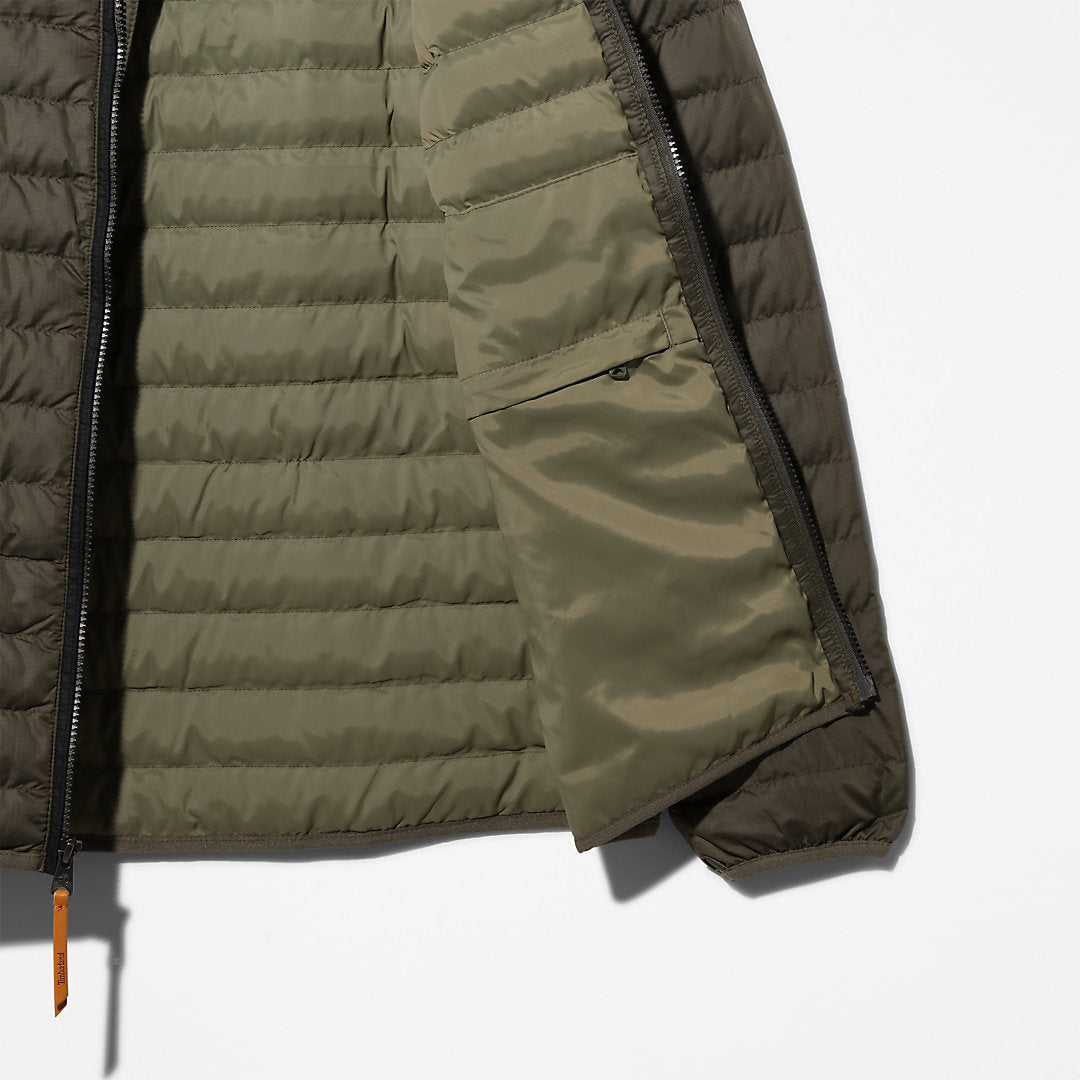Mens Timberland Axis Peak Packaway Jacket for Men in Dark Green