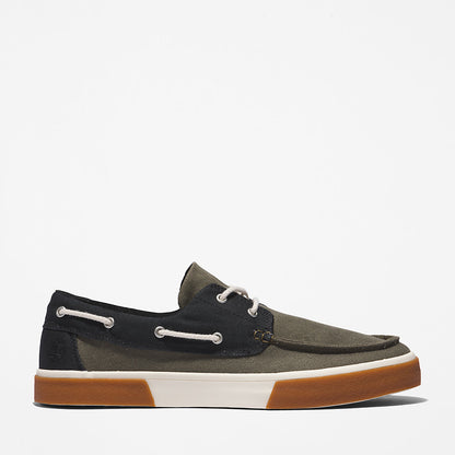 Mens Timberland Union Wharf 2.0 EK+ Boat Shoe for Men in Dark Green