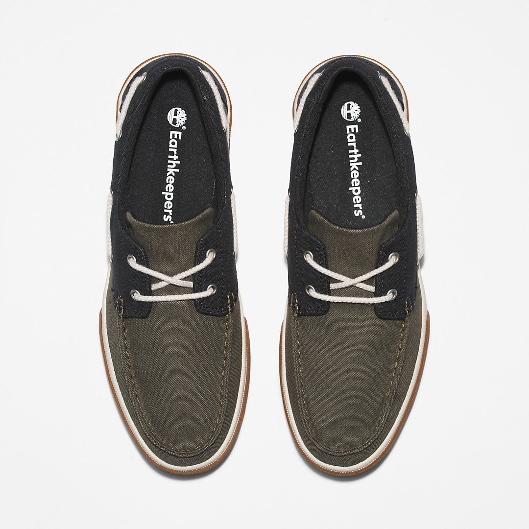 Mens Timberland Union Wharf 2.0 EK+ Boat Shoe for Men in Dark Green