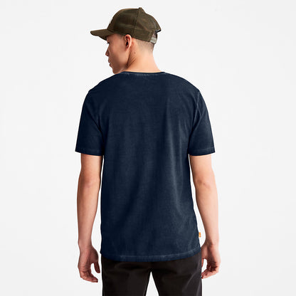 Mens Timberland Lamprey River T-shirt for Men in Navy