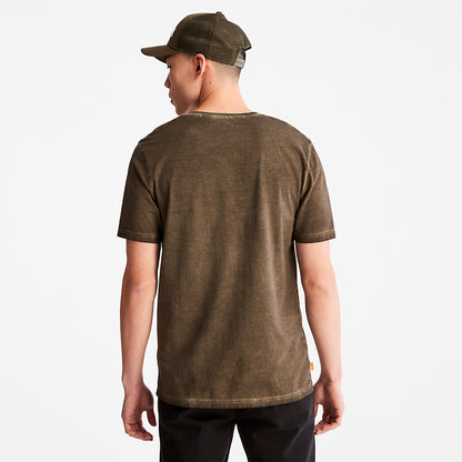 Mens Timberland Lamprey River T-shirt for Men in Dark Green