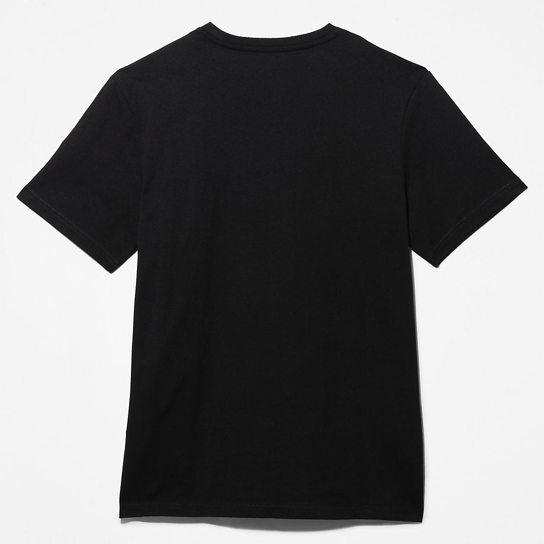 Mens Timberland Outdoor Heritage Linear-Logo T-Shirt for Men in Black
