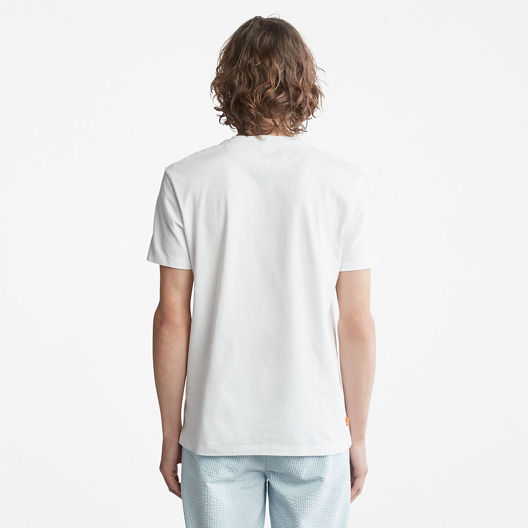 Mens Timberland Dunstan River Pocket T-shirt for Men in White
