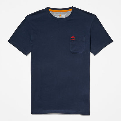 Mens Timberland Dunstan River Pocket T-shirt for Men in Navy