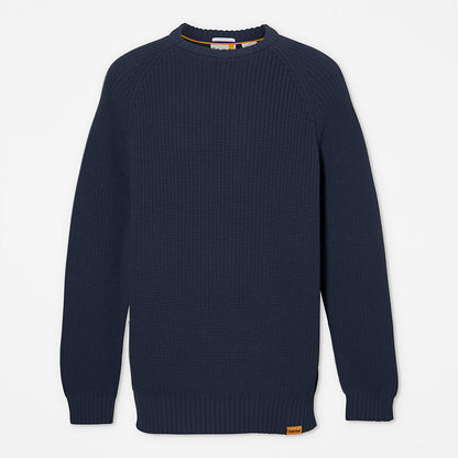 Mens Timberland Beards Brook Crew-Neck Sweater for Men in Navy
