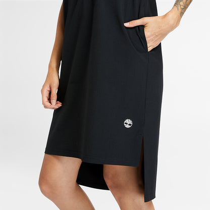 Womens Timberland Drawstring T-Shirt Dress for Women in Black