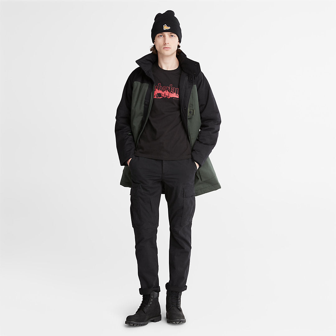 Mens Timberland Squam Lake Cargo Trousers for Men in Black