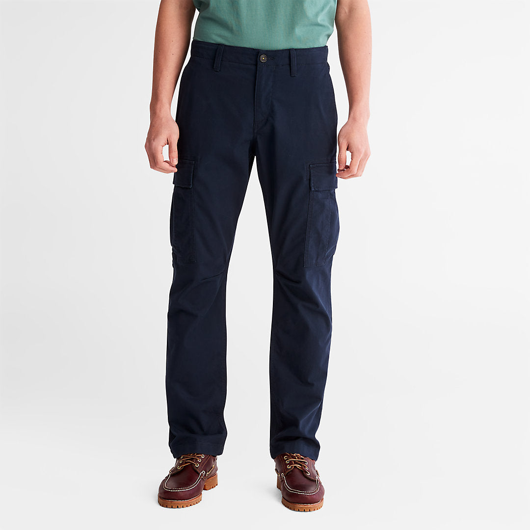 Mens Timberland Squam Lake Cargo Trousers for Men in Navy