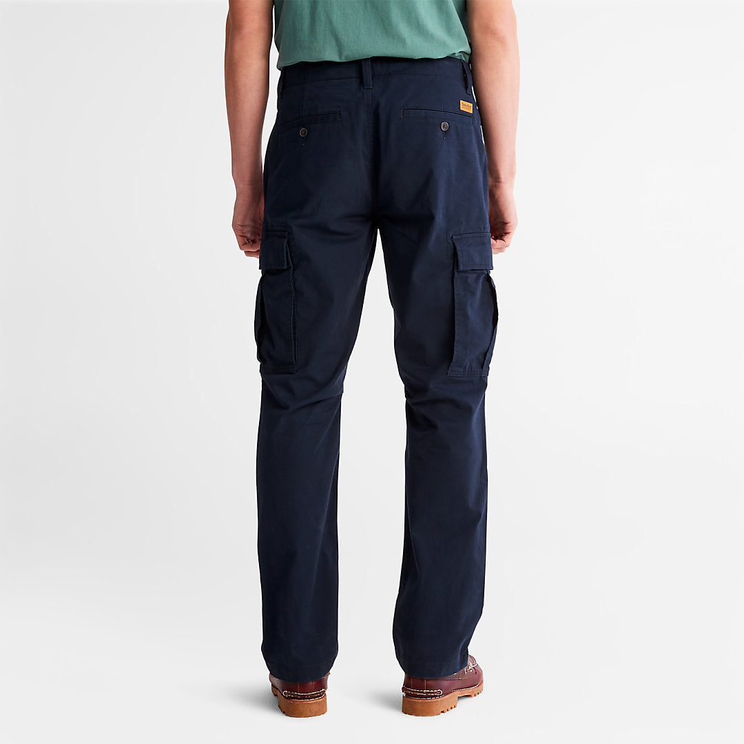 Mens Timberland Squam Lake Cargo Trousers for Men in Navy
