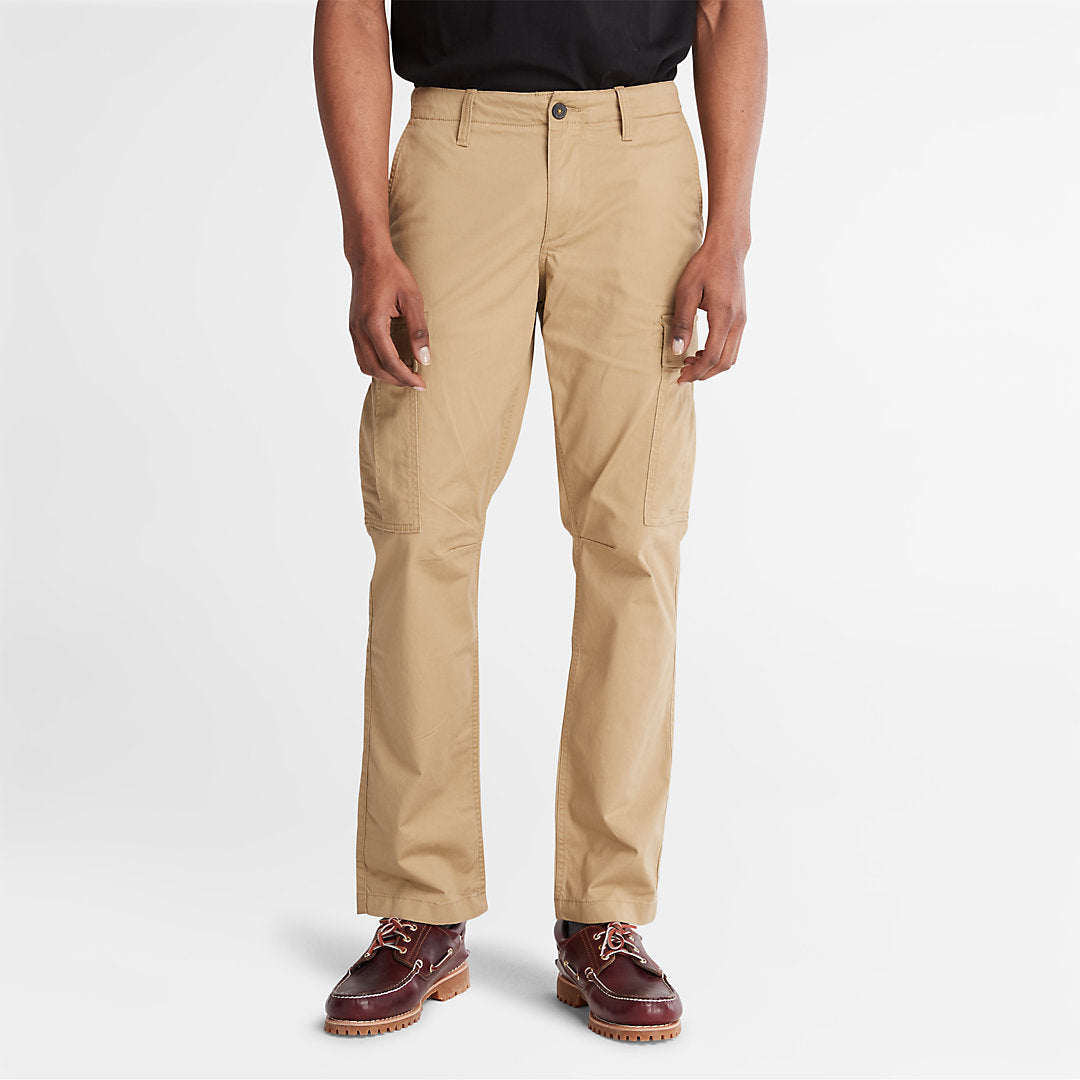 Mens Timberland Squam Lake Cargo Trousers for Men in Khaki