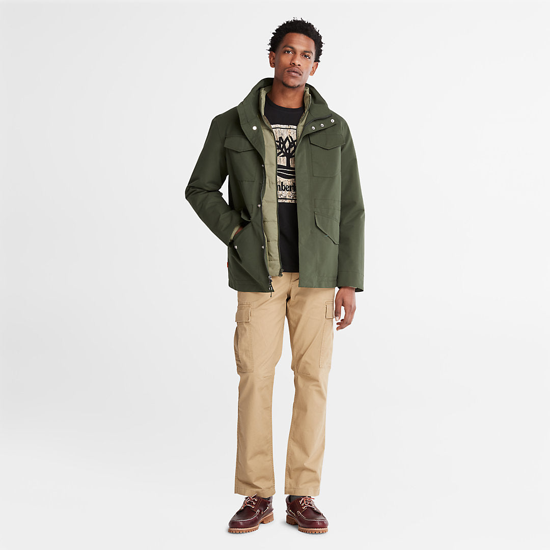 Mens Timberland Squam Lake Cargo Trousers for Men in Khaki