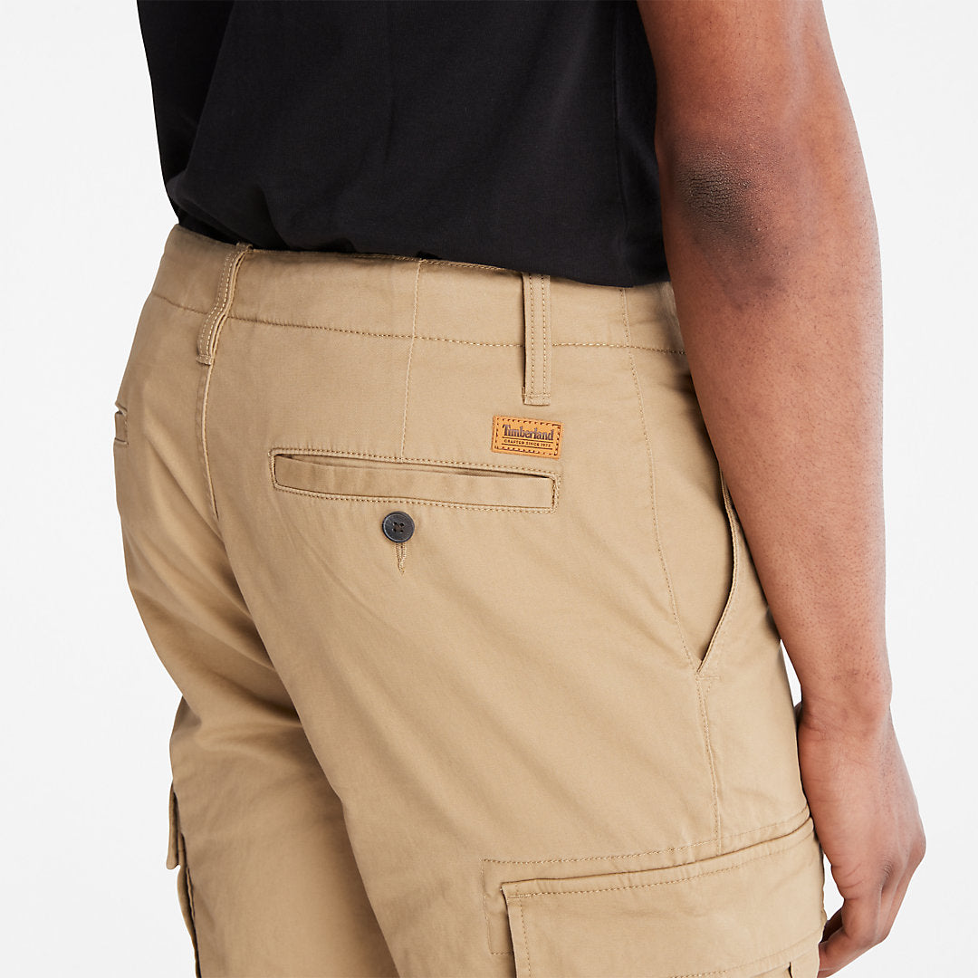 Mens Timberland Squam Lake Cargo Trousers for Men in Khaki