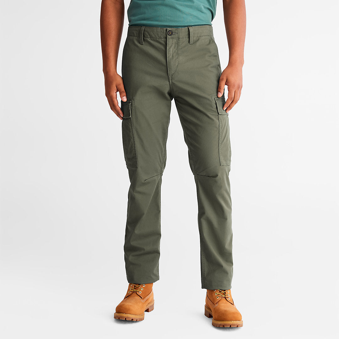 Mens Timberland Squam Lake Cargo Trousers for Men in Green
