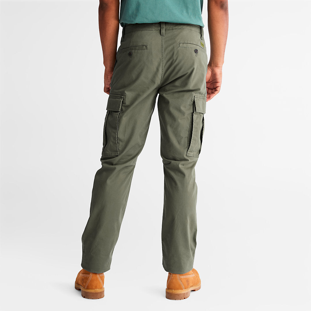 Mens Timberland Squam Lake Cargo Trousers for Men in Green