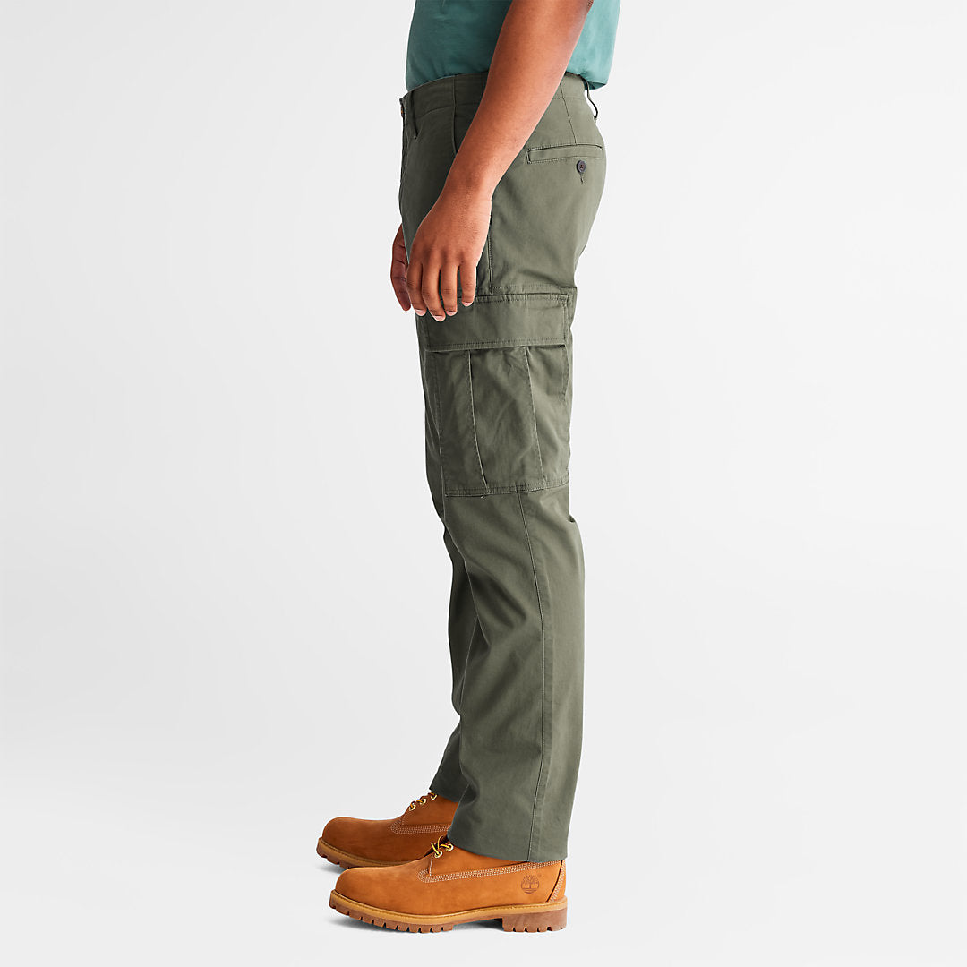 Mens Timberland Squam Lake Cargo Trousers for Men in Green