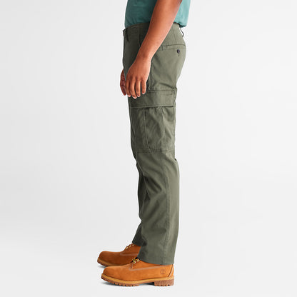 Mens Timberland Squam Lake Cargo Trousers for Men in Green