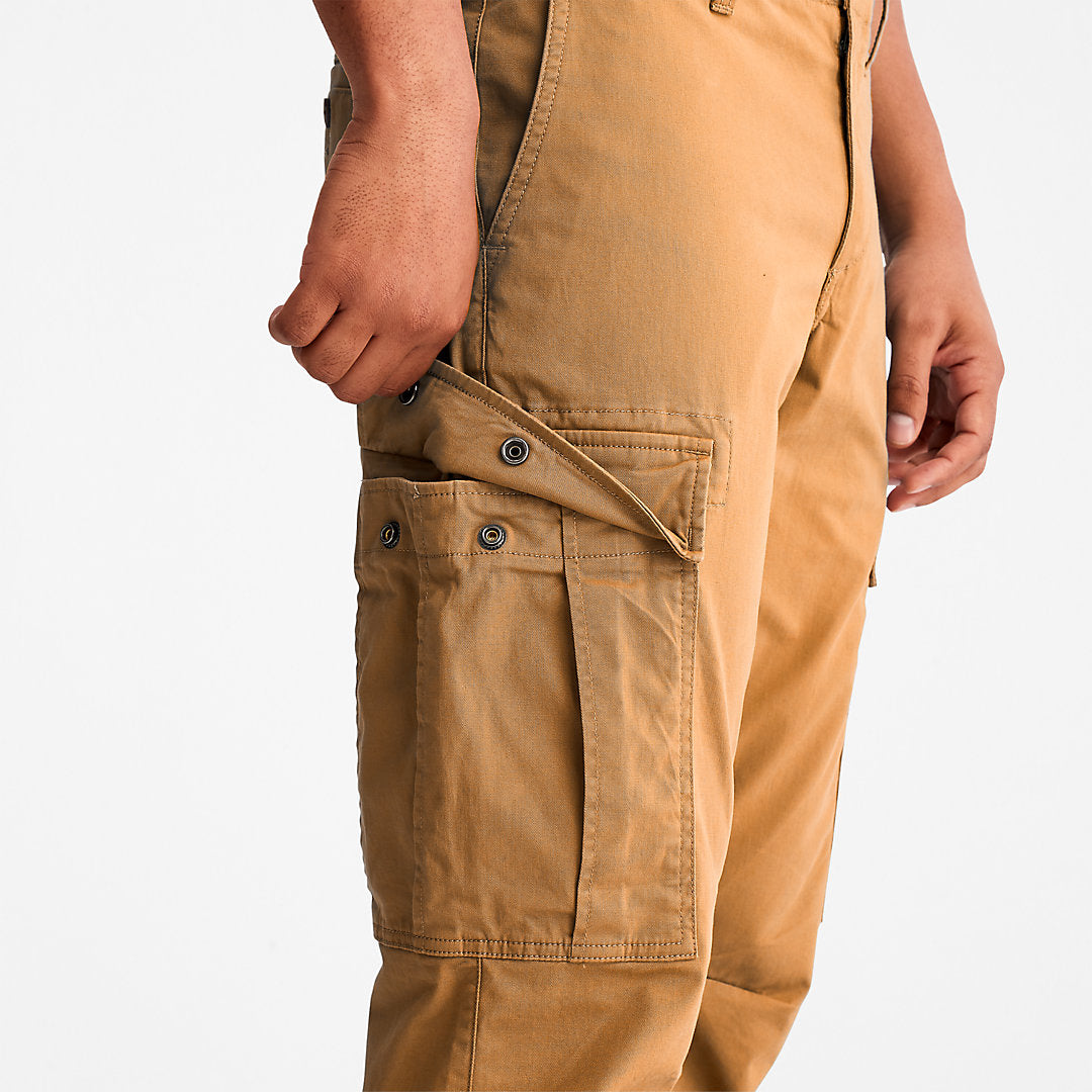 Mens Timberland Squam Lake Cargo Trousers for Men in Yellow