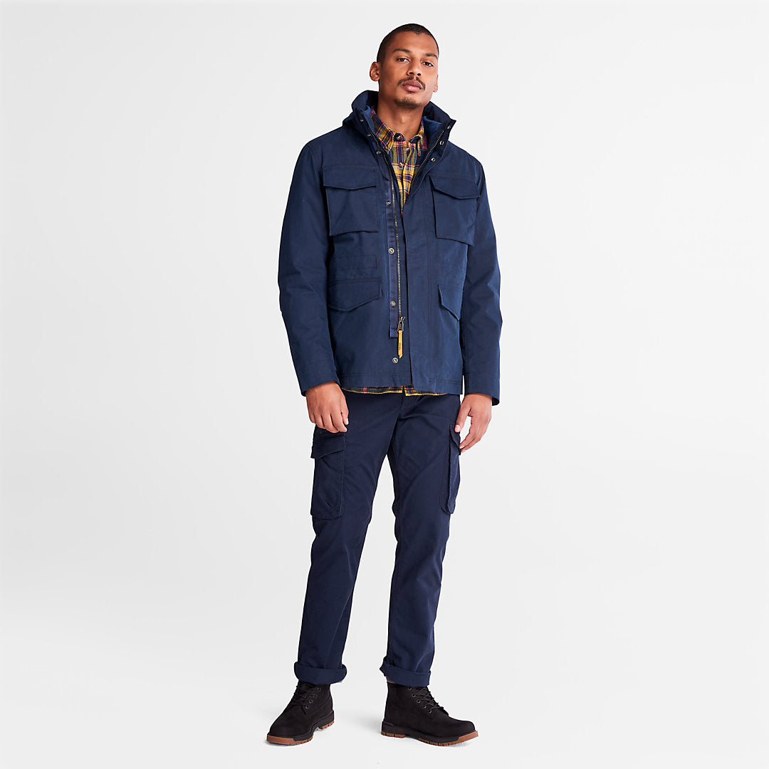Mens Timberland Snowdon Peak 3-in-1 M65 Jacket for Men in Navy