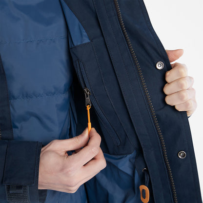 Mens Timberland Snowdon Peak 3-in-1 Waterproof Parka for Men in Navy