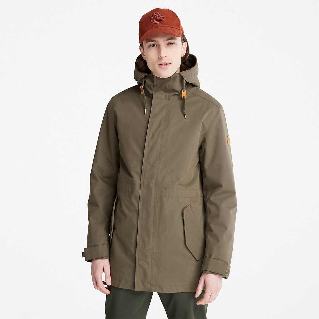 Mens Timberland Snowdon Peak 3-in-1 Waterproof Parka for Men in Green