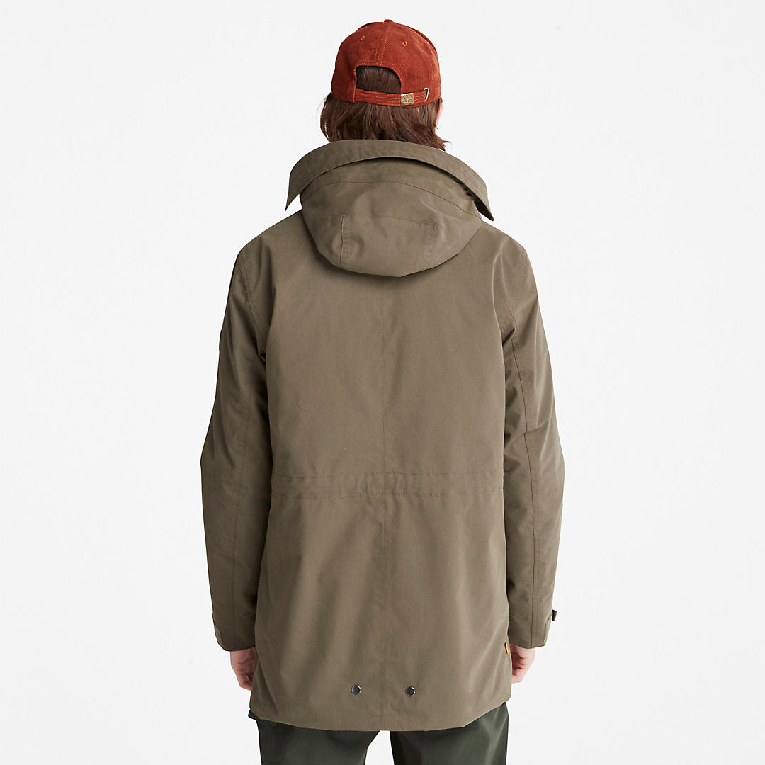 Mens Timberland Snowdon Peak 3-in-1 Waterproof Parka for Men in Green